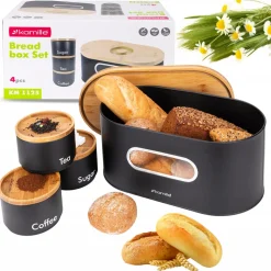 Zestaw chlebak z 3 pojemnikami kuchennymi