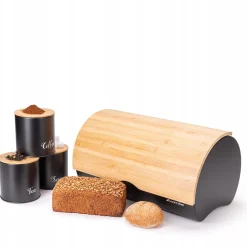 Zestaw chlebak z 3 pojemnikami kuchennymi