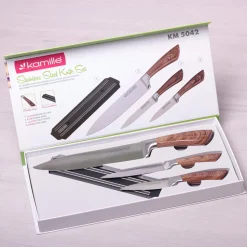 ZESTAW NOŻY Noże kuchenne + listwa magnetyczna